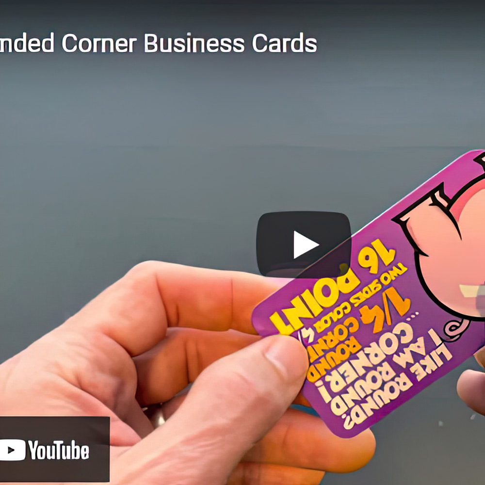 Rounded business card printing cheap in Toronto